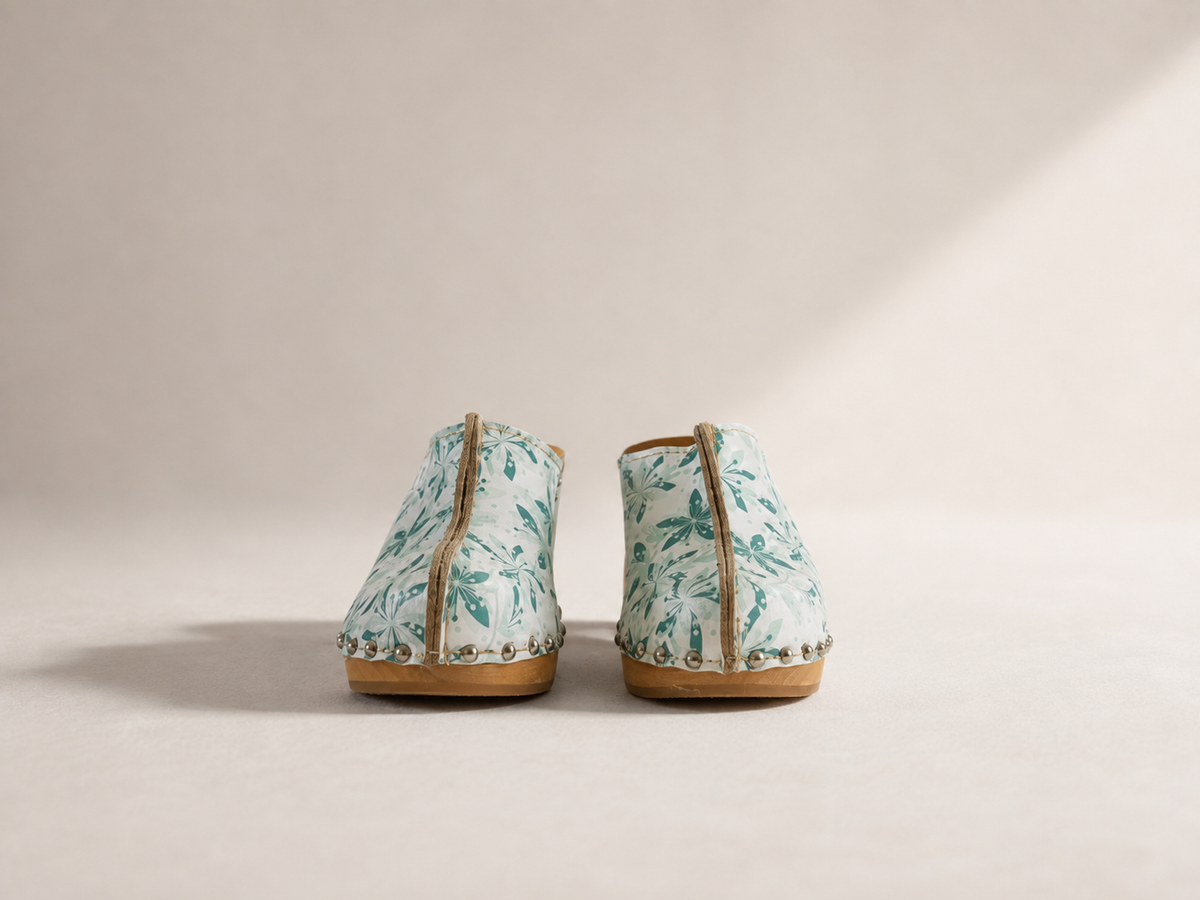Grandmother’s Floral Clogs