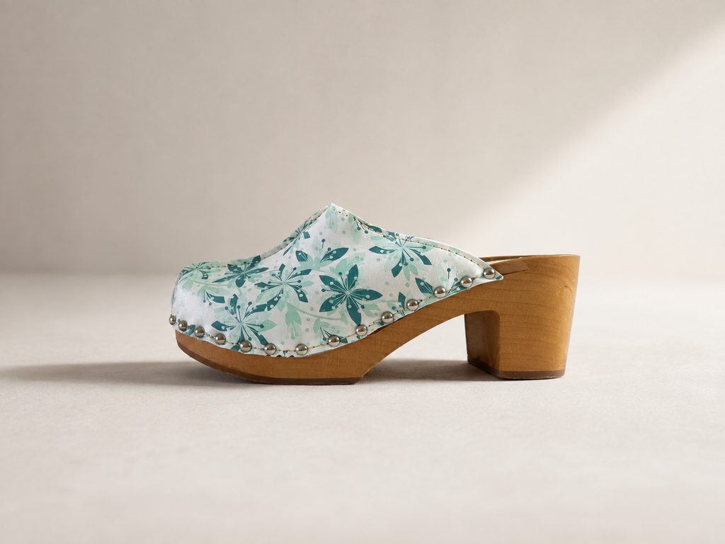 Grandmother’s Floral Clogs