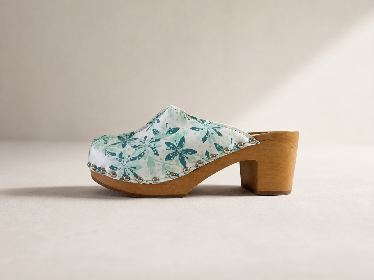Grandmother’s Floral Clogs