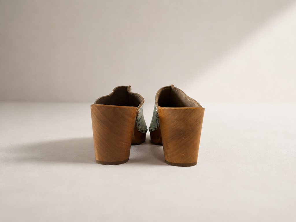 Grandmother’s Floral Clogs