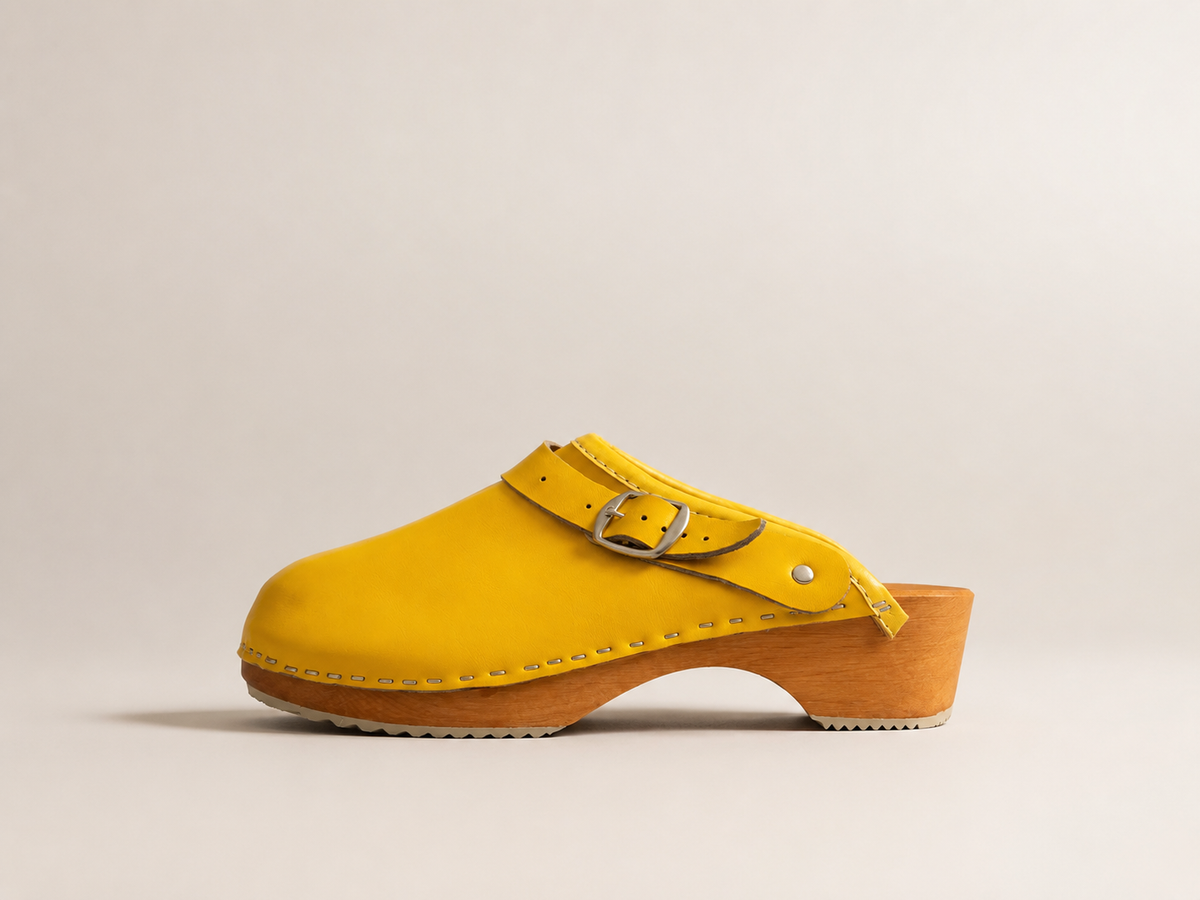 Grandmother’s Yellow Work Clogs