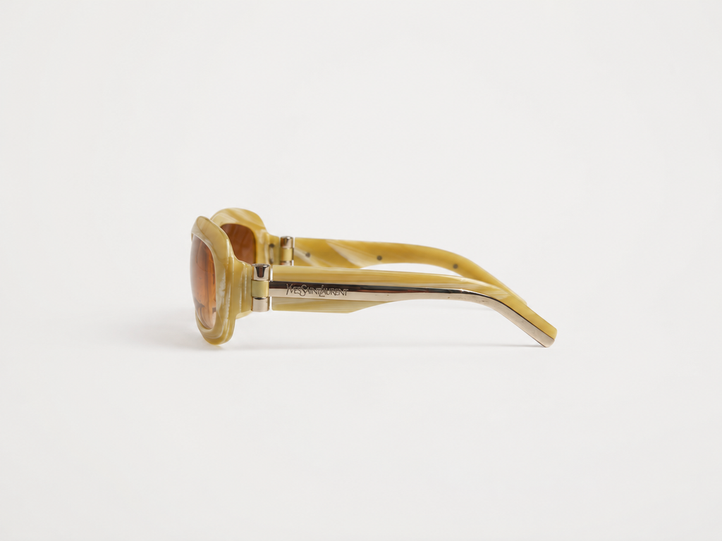 YSL 90s Amber Sunglasses