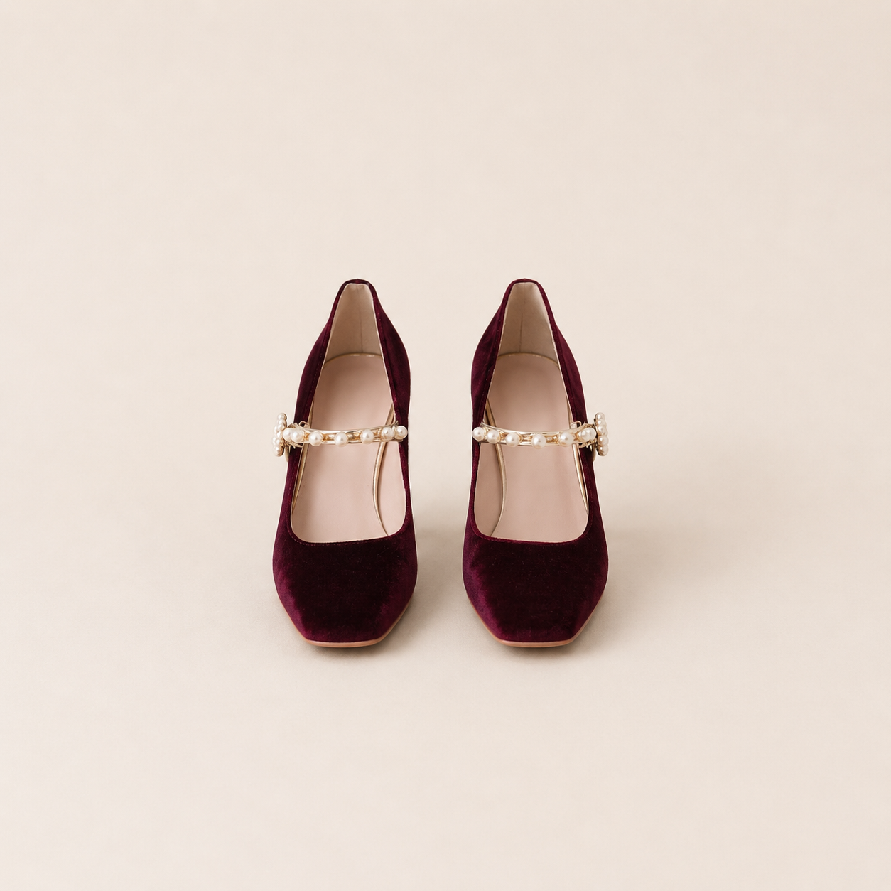 Burgundy & Pearl