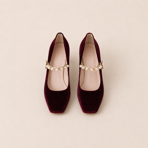 Burgundy & Pearl