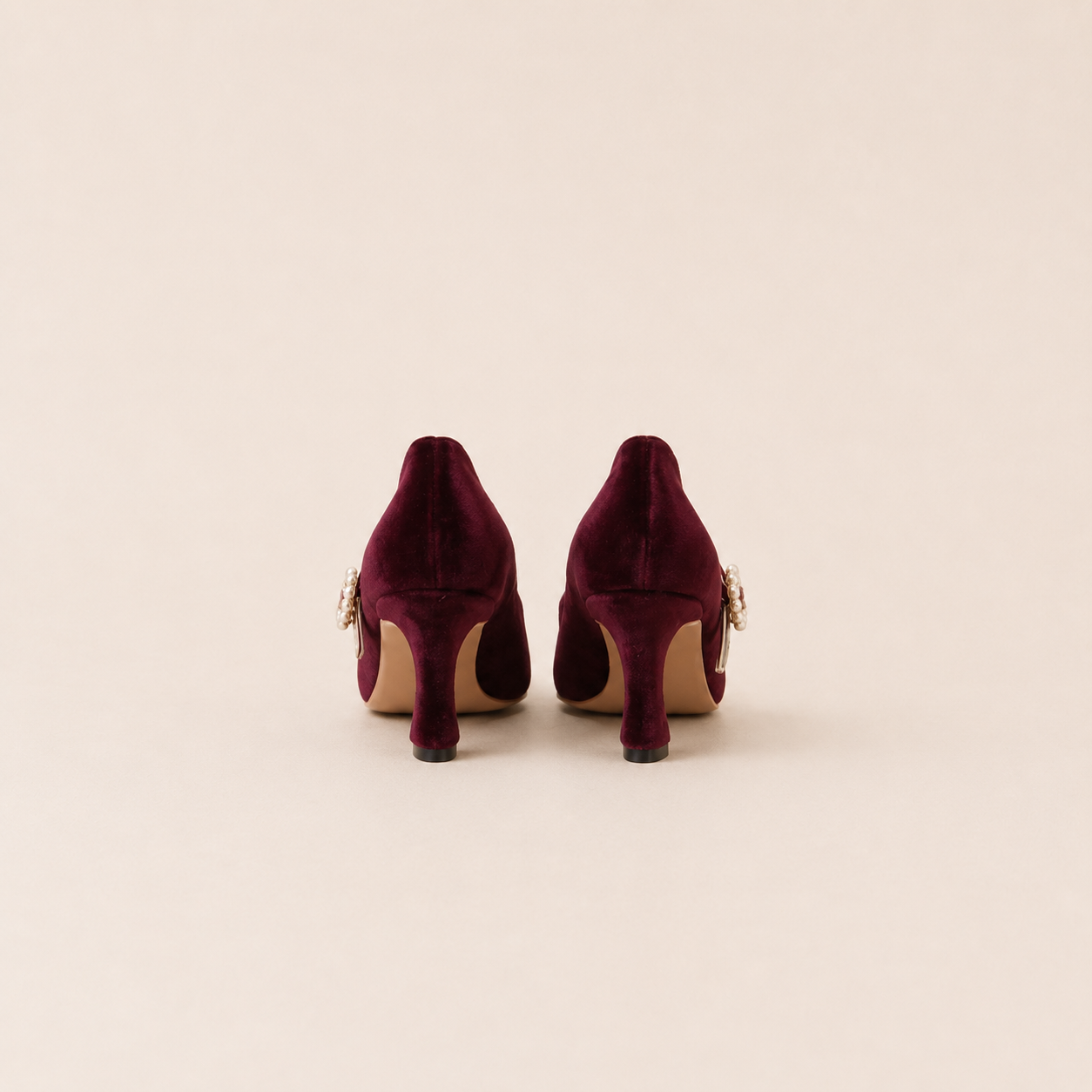 Burgundy & Pearl