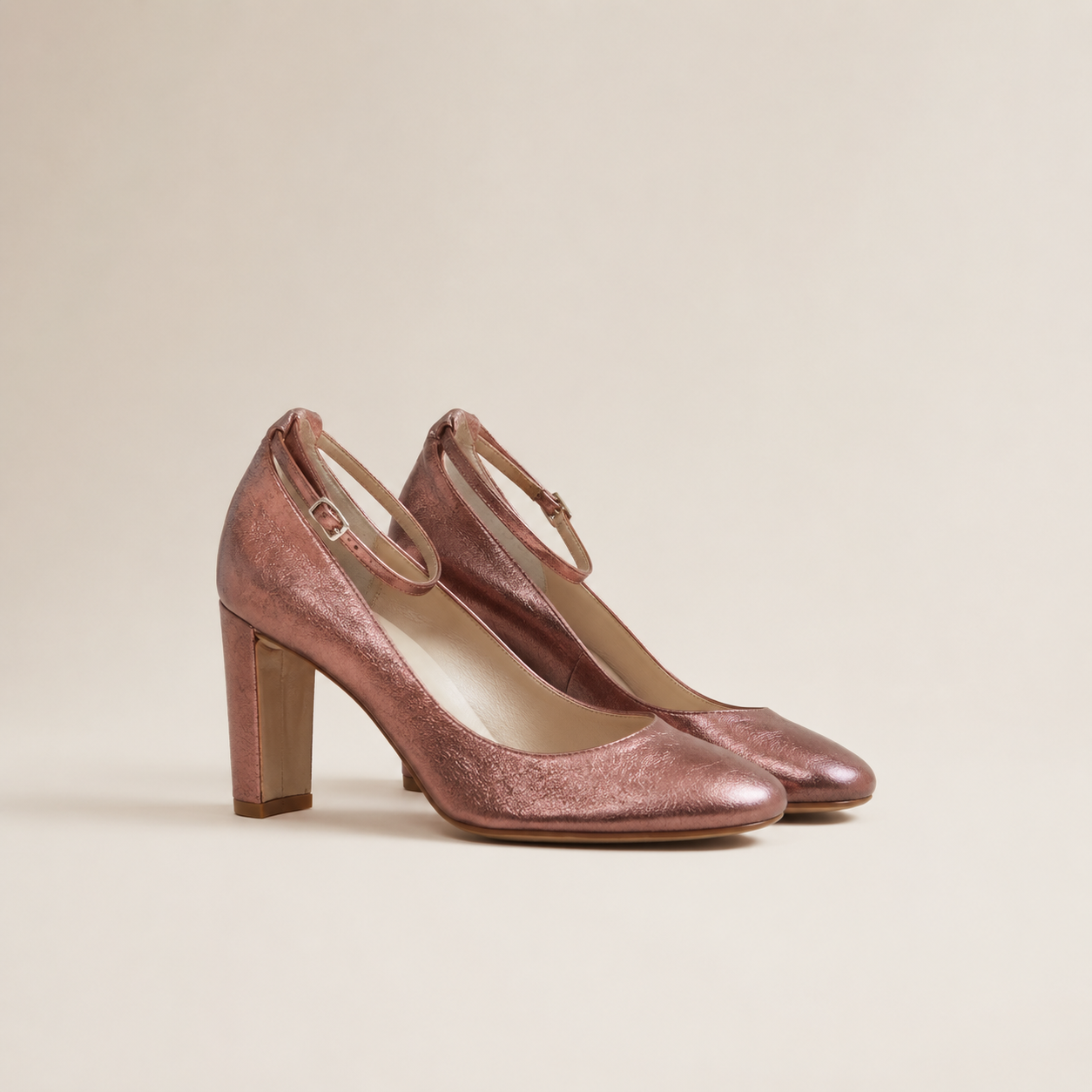 LK Bennett Rose Gold Courts