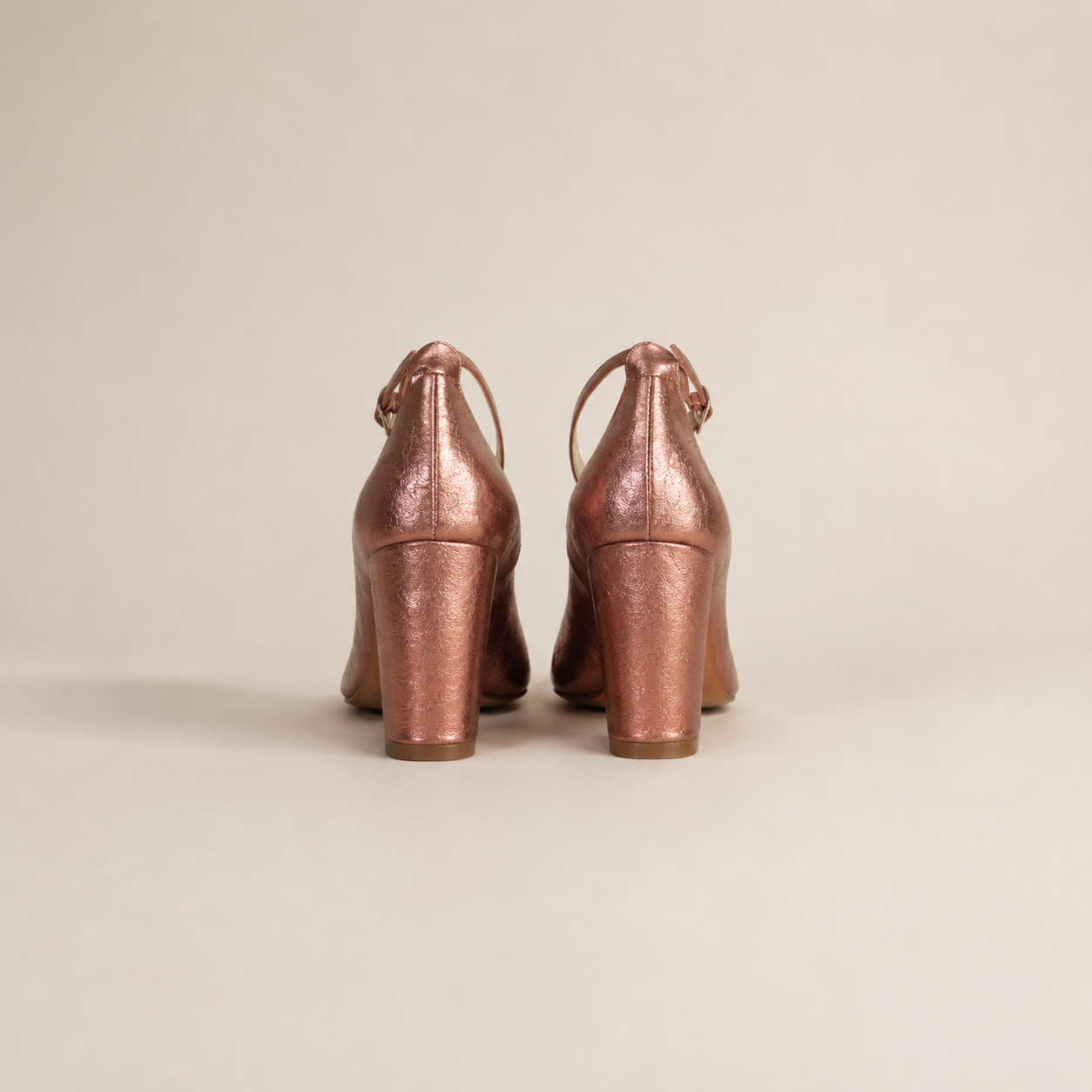 LK Bennett Rose Gold Courts