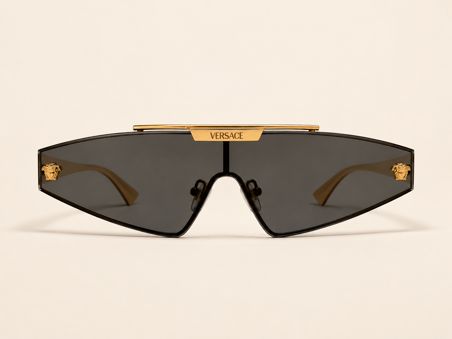 Versace Gold Shield sunglasses