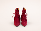 Flame Rose Stiletto Heel Boot