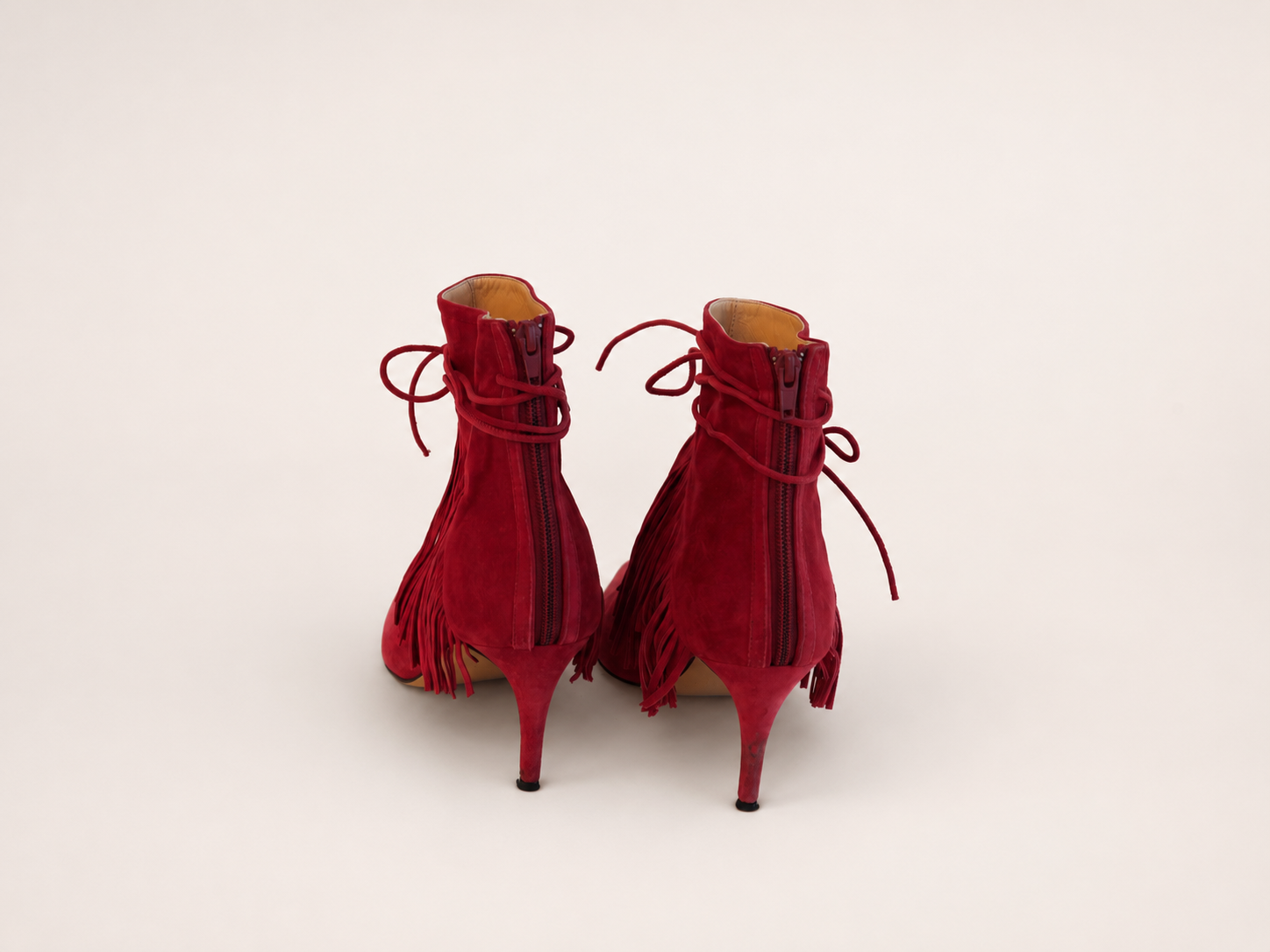 Flame Rose Stiletto Heel Boot