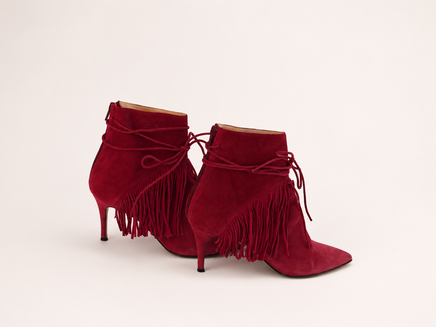 Flame Rose Stiletto Heel Boot