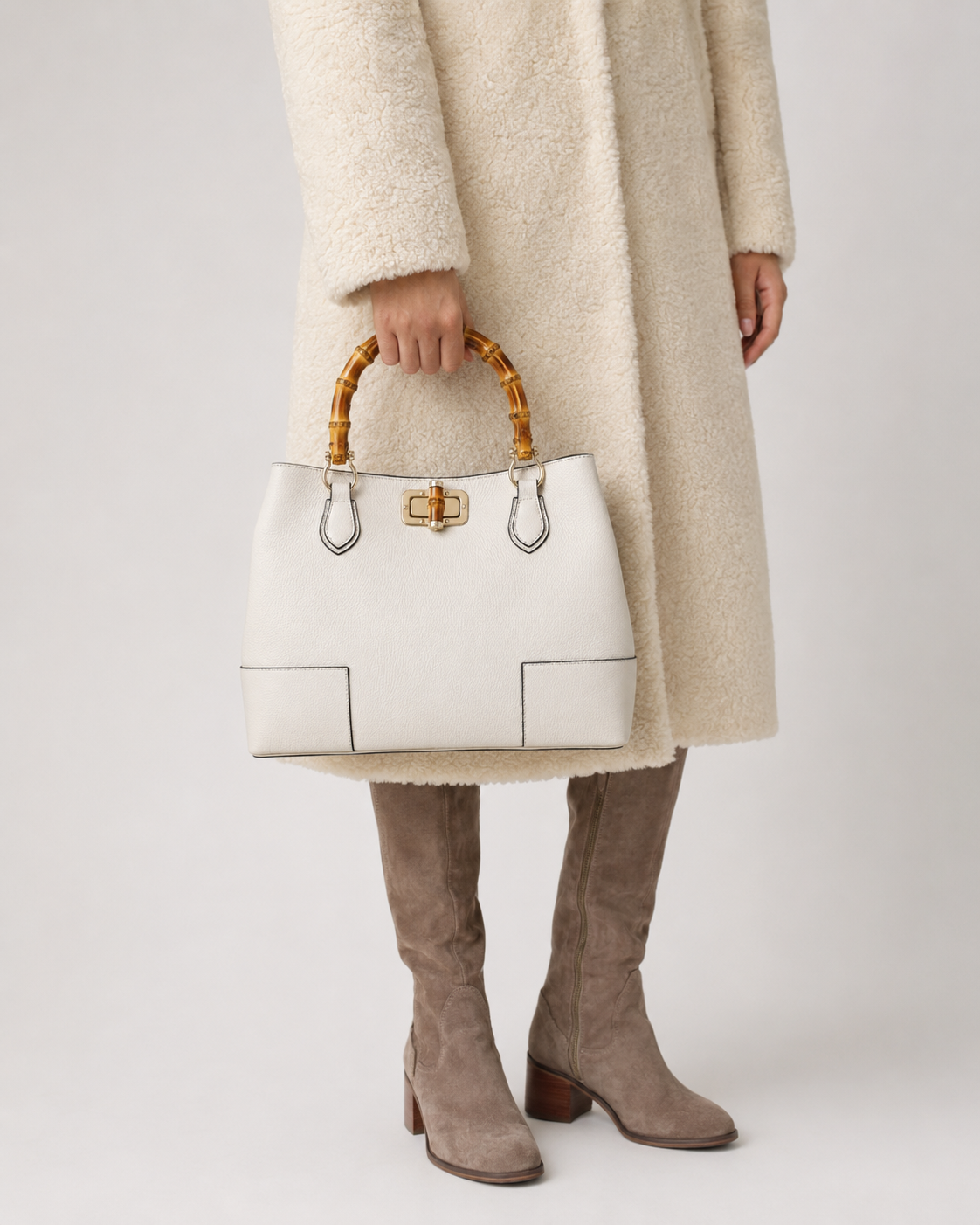 Bamboo Handle Bag