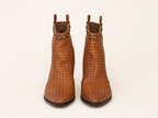 Cognac Grid Boot
