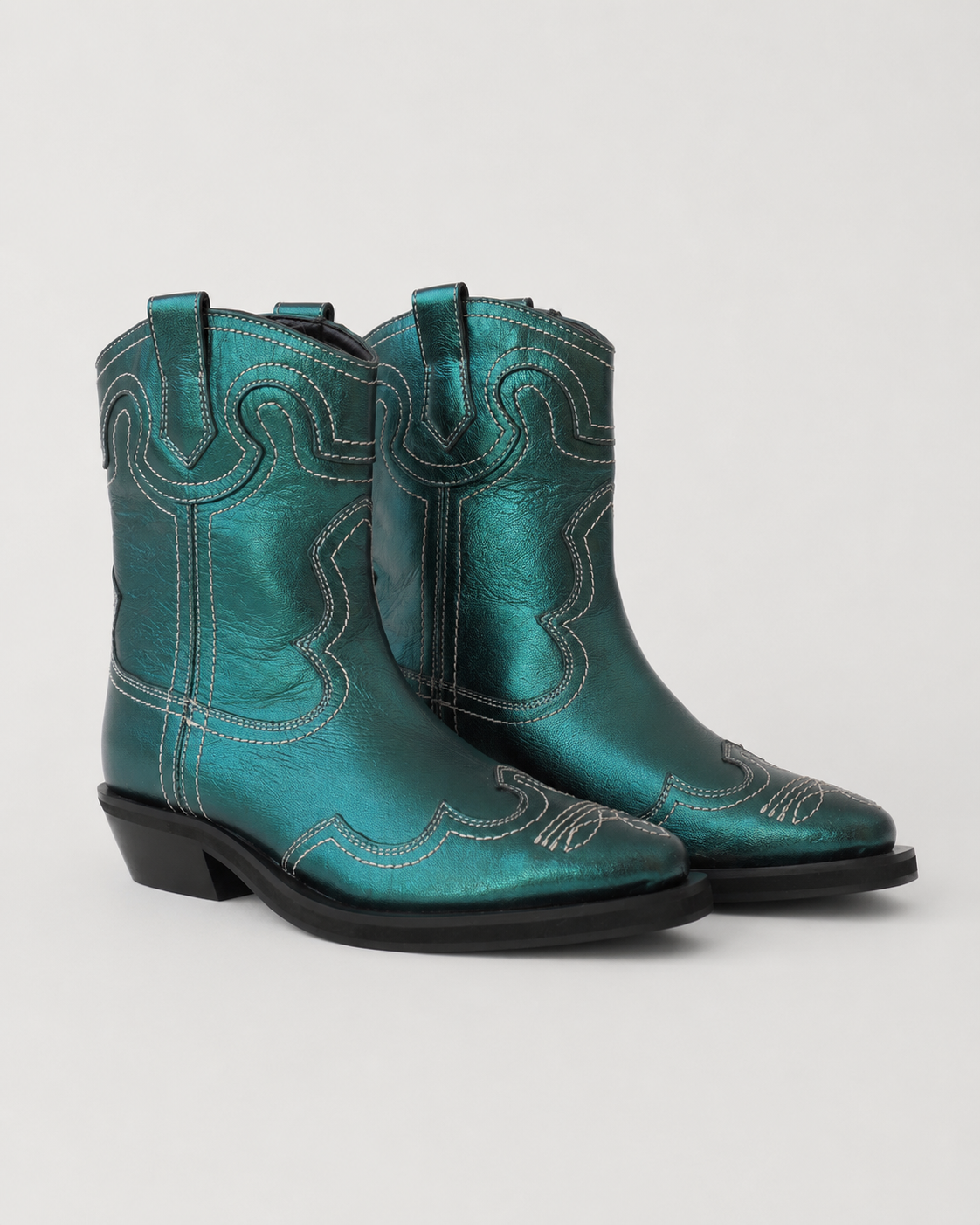 Green Metallic Rockers