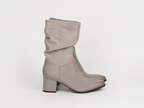 Smooth Grey Boots
