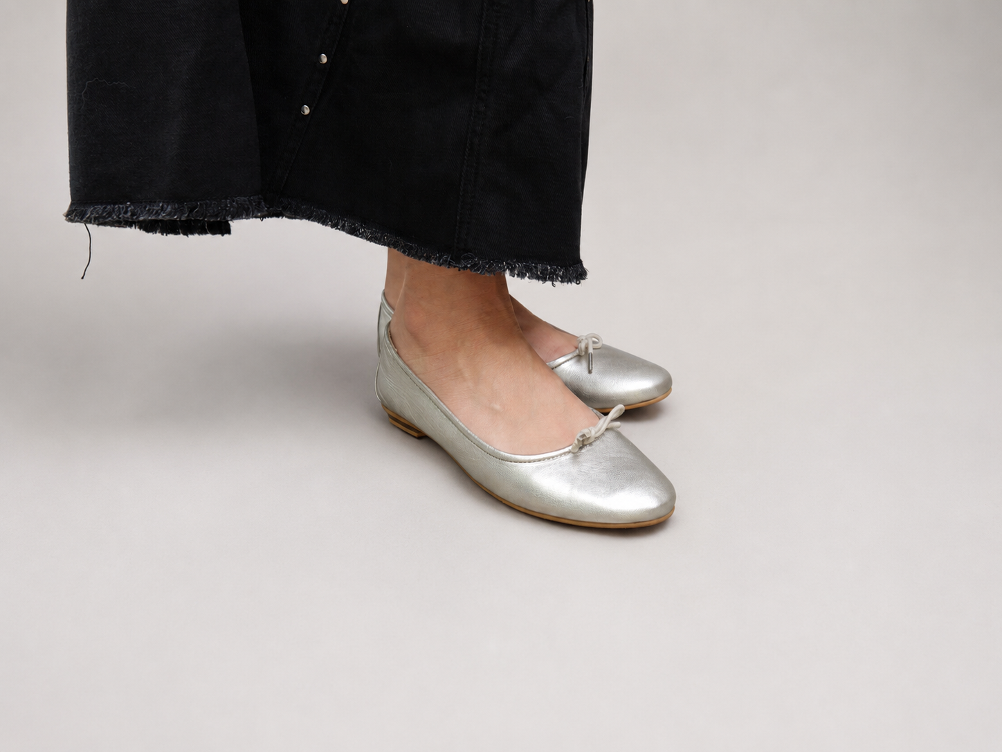 Silver Ballet Clarks
