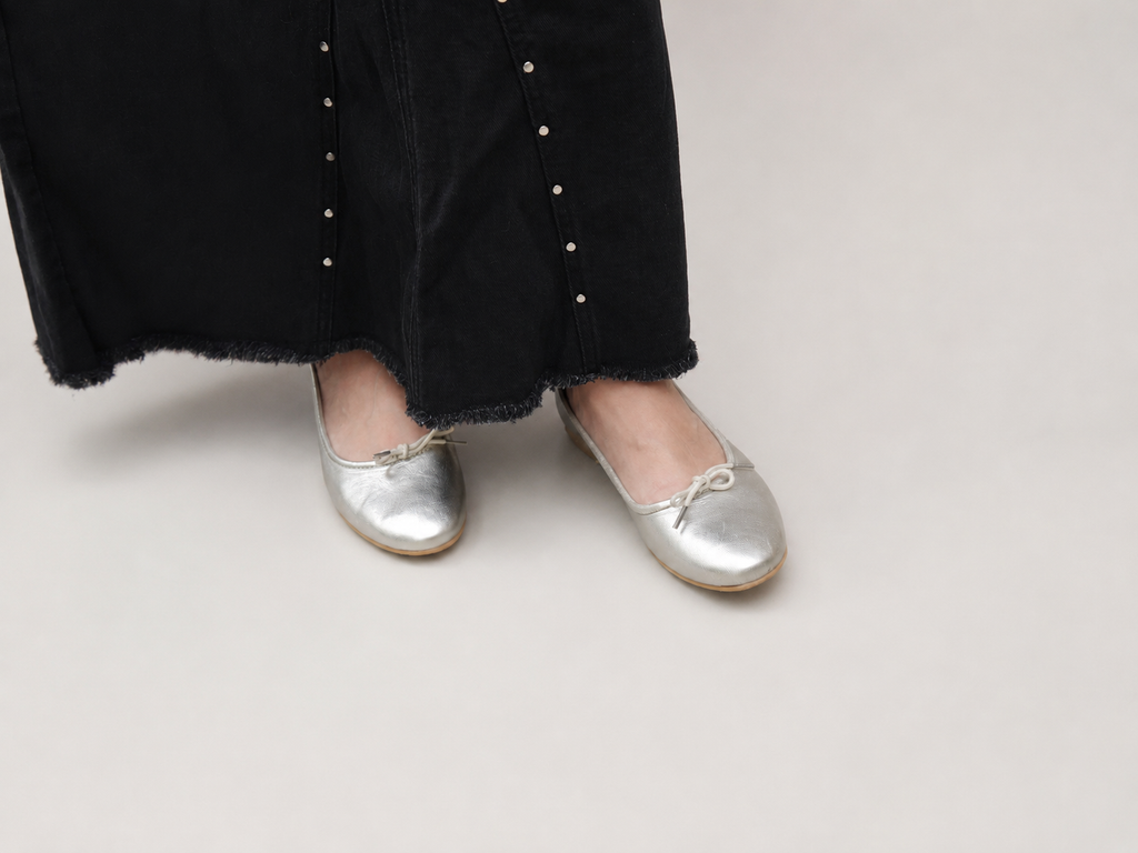 Silver Ballet Clarks