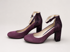 Plum Mary Janes