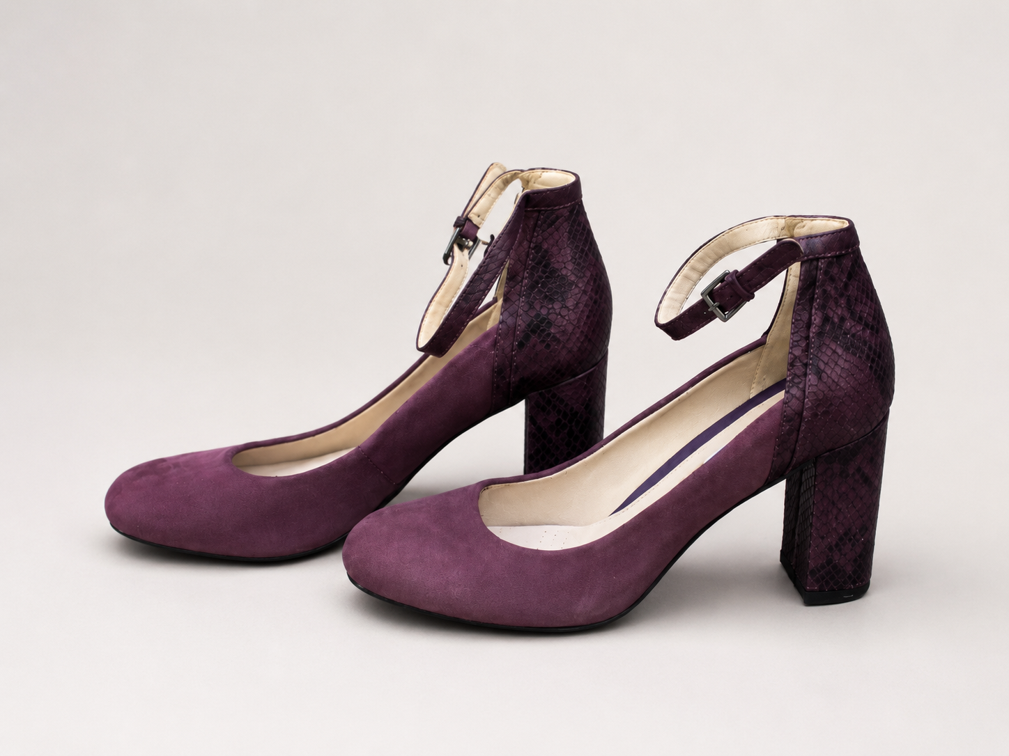 Plum Mary Janes
