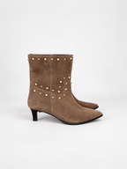 Gold studded Ankle Boots