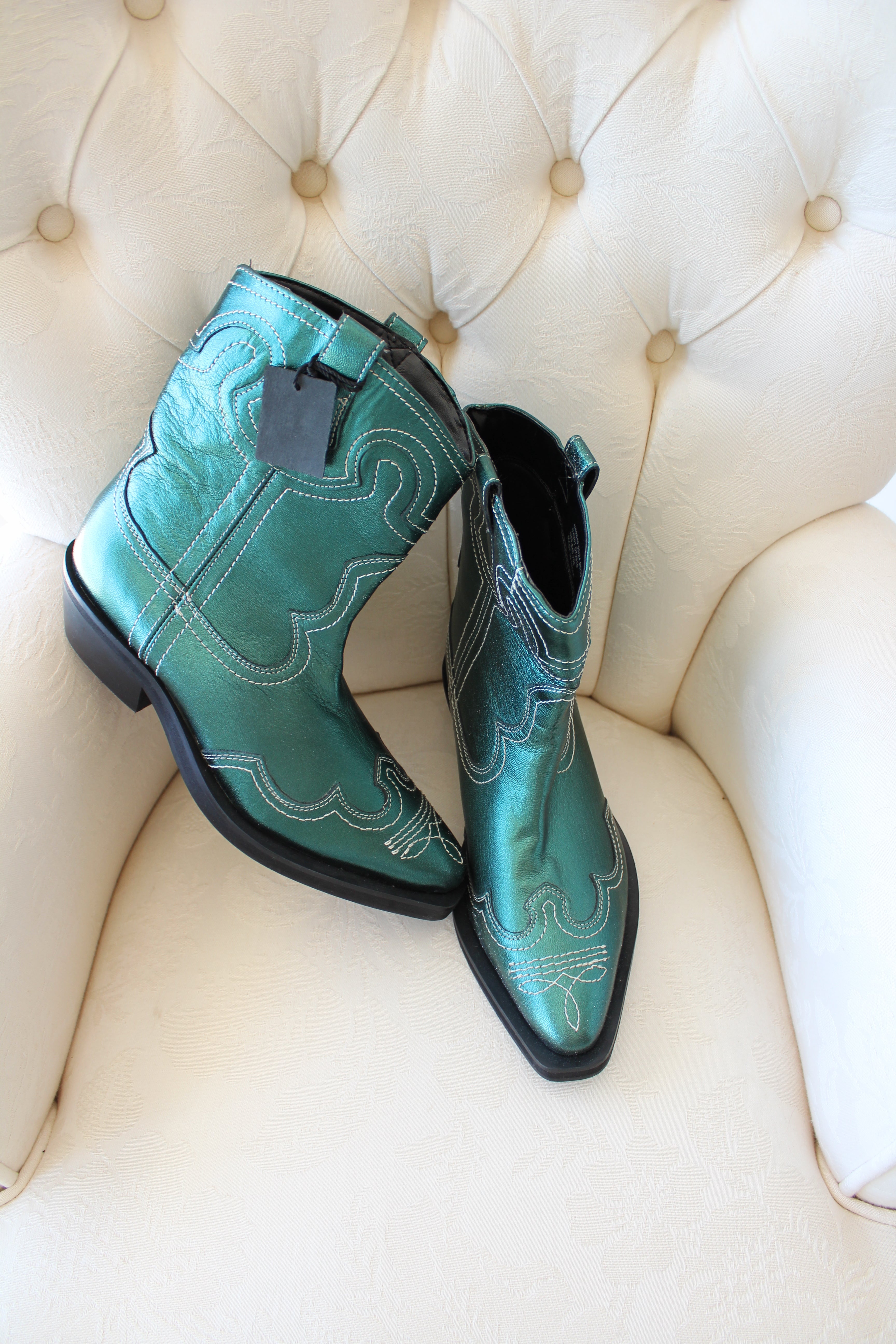Green Metallic Rockers