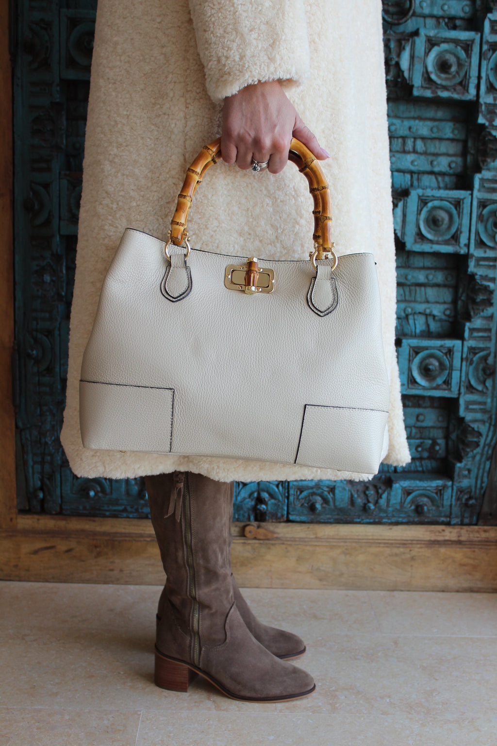 Bamboo Handle Bag