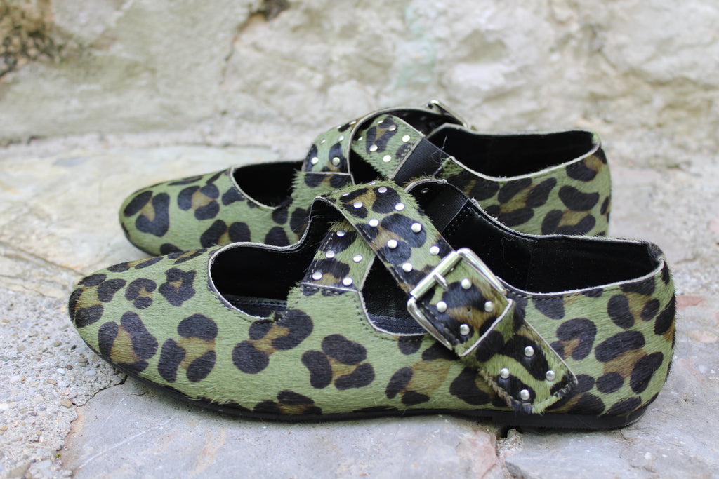 Moss Green Leopard